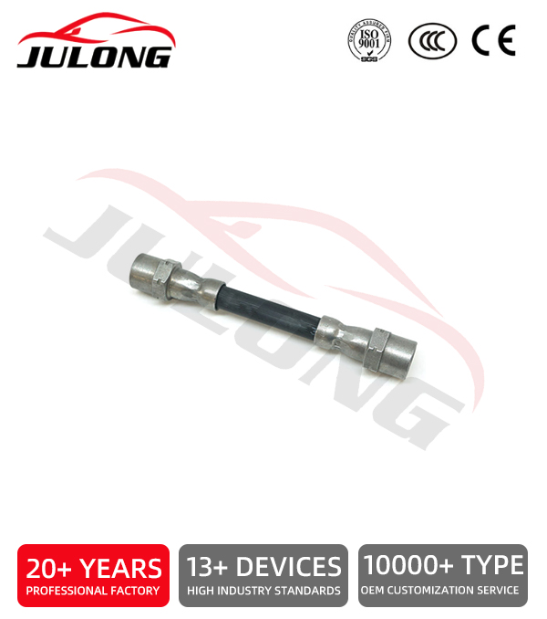 BMW left-side mid-section brake line OEM: 34 32 1 162 616