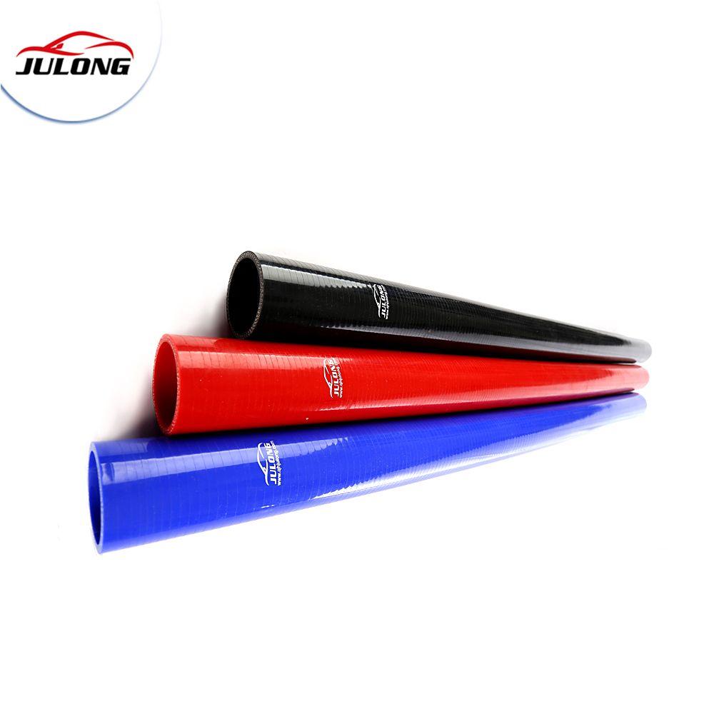 Customized Black Blue Red Automobile Heat Resistant 1 meter Long Straight Radiator Tube Silicone Hose PipePopular