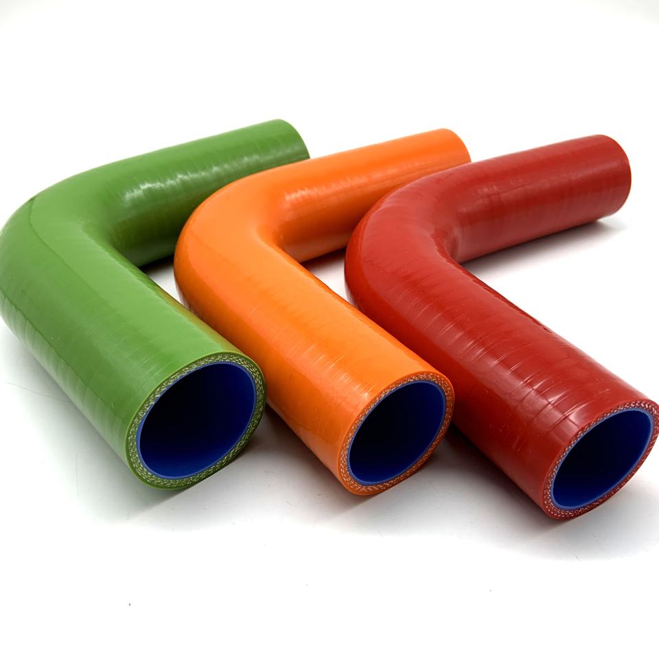 high quality reinforced auto parts elbow silicone hose 4 ply 5 mm reducing 90 degree elbow silicone hose