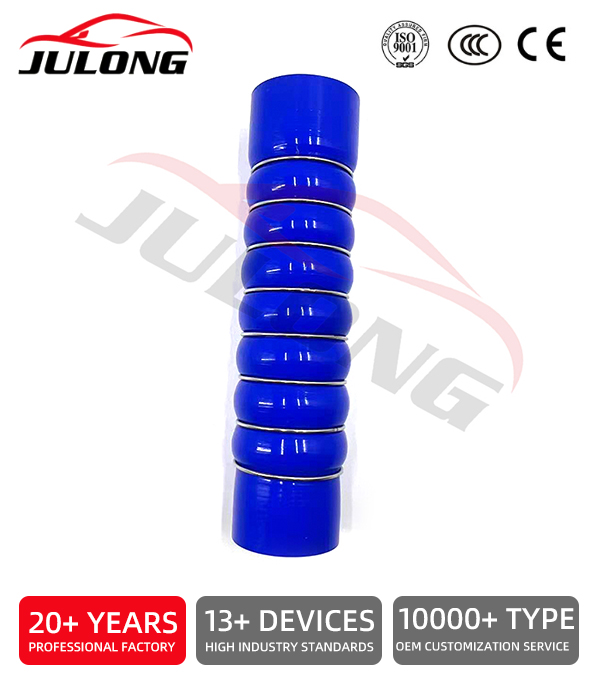 VOLVO VM Silicone Blue 8-Ring Intercooler Hose OEM: 21184401