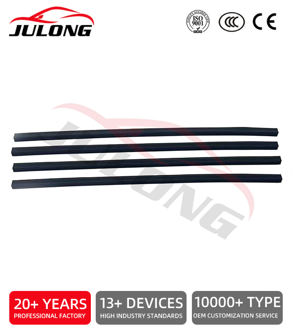 Factory-made high-quality car door sealing strips: 4 strips 71cm and 4 strips 54.5cm.