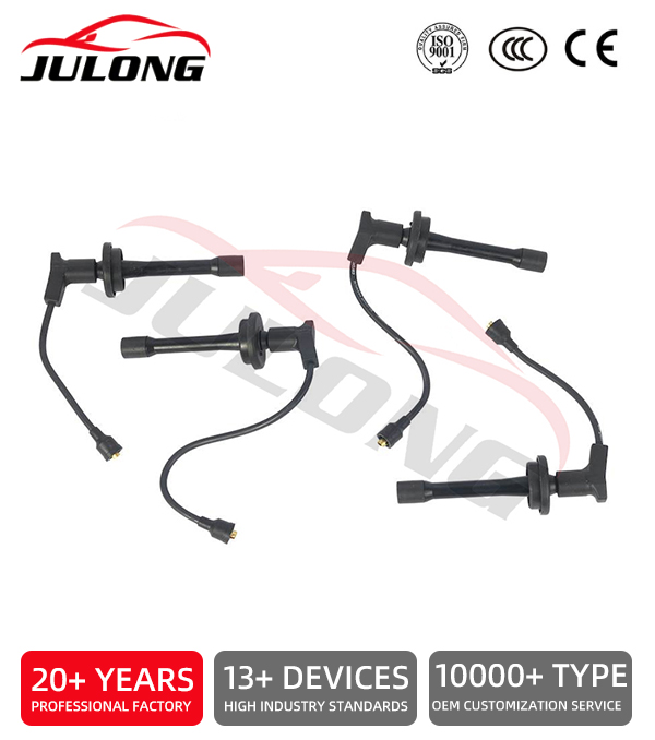 ZMZ-406, 405 and 409 type high-voltage cables (silicone material), with connectors. OEM: 4062.3707244-10 ZMZ-406, 405 and 409 type high-voltage cables (silicone material), with connectors. OEM: 4062.3707244-10