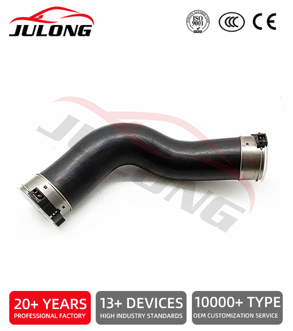 BMW 3 Series, 5 Series, 6 Series, 7 Series, 8 Series, X5, X6, X7, G20 turbocharger intake hoses. OEM: 11618571025