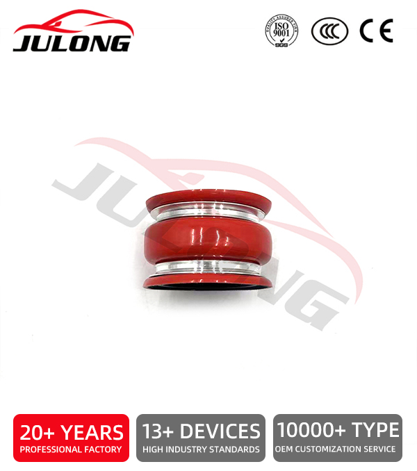 Scania turbocharger hose, red silicone, 1 ring, Ø60x60mm. OEM: 1857265